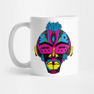 CMYK African Mask 4 Mug